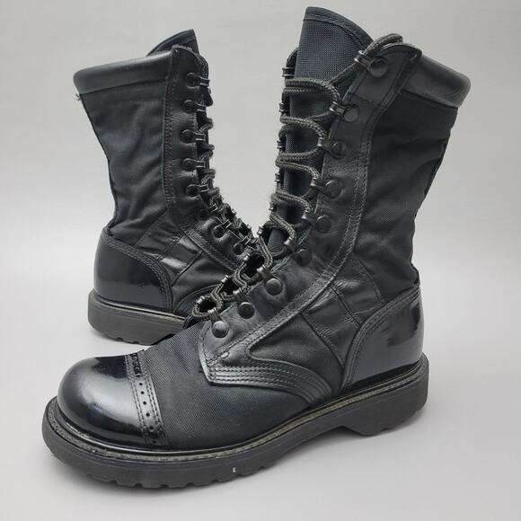 Corcoran Boots Mens Size 6 D Black Leather Military Jump Made In USA - Picture 1 of 12